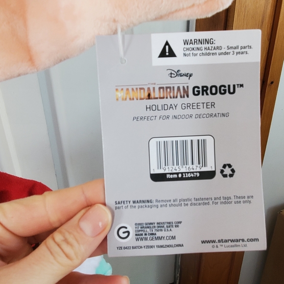 NWT 20" Disney/ Gemmy The Child, Baby Yoda, Grogu Holiday Greeter - Picture 9 of 13